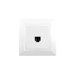 Siemens - delta one prise RJ45 catégorie 6 complet blanc SIE003674