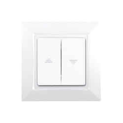 Siemens - Interrupteur Volet Roulant Blanc delta one