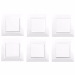 Lot de 6 Va & Vient BLANC Siemens DELTA ONE La gamme d'appareillage Delta One de Siemens vous offre un design élégant et épur ...