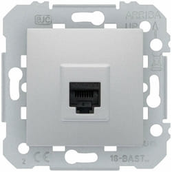 Siemens - Prise RJ45 Silver delta viva