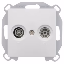Prise TV /FM BLANC Siemens DELTA VIVA