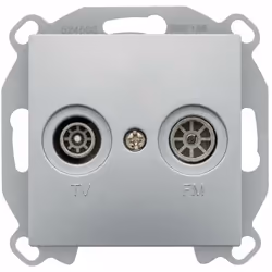 Prise TV /FM BLANC Siemens DELTA VIVA Un design contemporain et un grand choix de coloris La gamme d'appareillage modulaire D ...