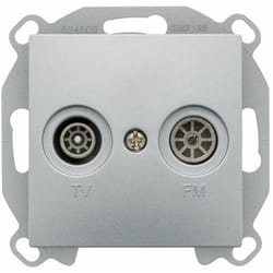 Siemens - Prise tv / fm Silver delta viva