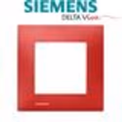 Plaque Simple Rouge Siemens DELTA VIVA
