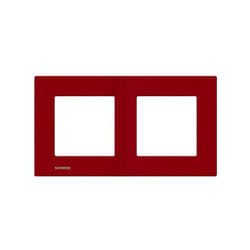 Siemens - delta viva plaque double rouge SIE007894