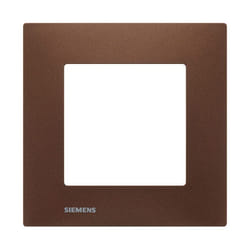 Plaque Simple Métal Marron Siemens DELTA VIVA