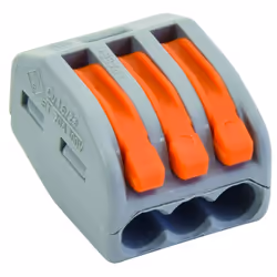Lot de 8 bornes de connexion S222 - 3 entrées MARQUE FRANCAISE : Ce produit a été rigoureusement sélectionné et testé par nos ...