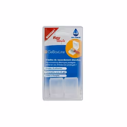 Description 2 boitiers étanches gelbox médium 30x38x26mm