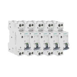 Siemens - Lot de 5 Disjoncteurs électriques phase + neutre 32A