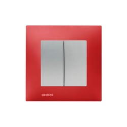 Double Va-et-Vient Silver Delta Viva + Plaque Rouge - SIEMENS