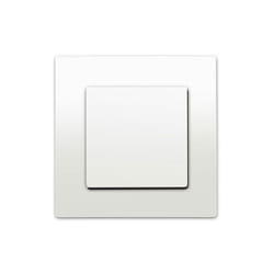 Siemens - Va et Vient Blanc Delta Viva + Plaque Blanc