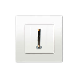 Prise Téléphone Blanc Delta Viva + Plaque Blanc - SIEMENS