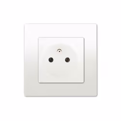 Prise 2P+T Blanc Delta Viva + Plaque Blanc Un design contemporain et un grand choix de coloris La gamme d'appareillage modula ...