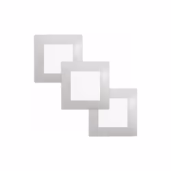 LOT de 3 Va-et-Vient Blanc Delta Viva + Plaques Gris Un design contemporain et un grand choix de coloris La gamme d'appareill ...