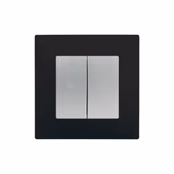 Interrupteur Volet Roulant Silver Delta Viva + Plaque Noir Un design contemporain et un grand choix de coloris La gamme d'app ...