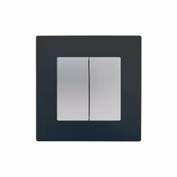 Double Va et Vient Silver Delta Viva + Plaque Anthracite Un design contemporain et un grand choix de coloris La gamme d'appar ...