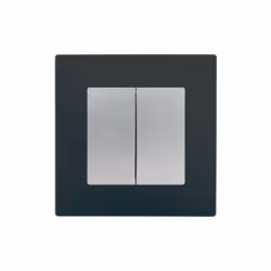 Interrupteur Volet Roulant Silver Delta Viva + Plaque Anthracite Un design contemporain et un grand choix de coloris La gamme ...