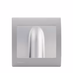 Sortie de cable Silver Delta Iris + Plaque basic Silver