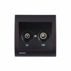 Prise TV/FM Anthracite Delta Iris + Plaque basic Anthracite Une grande variété de choix haut de gamme La gamme d'appareillage ...