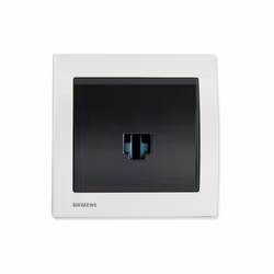 Prise Informatique RJ45 Anthracite Delta Iris + Plaque Métal Blanc Une grande variété de choix haut de gamme La gamme d'appar ...