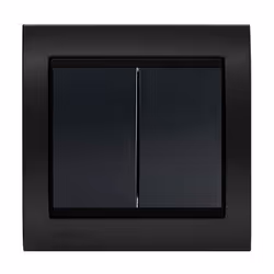 Double Poussoir Anthracite Delta Iris + Plaque Métal texturé Alu Noir Une grande variété de choix haut de gamme La gamme d'ap ...