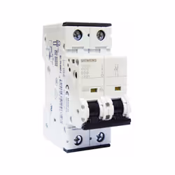 Disjoncteur électrique bipolaire 20A Courbe D. 400 V. Protège les climatisations, pompes à chaleur et pompe de relevage en st ...