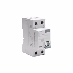 Interrupteur différentiel 30mA 40 A Type A. Prévient des risques d'électrocution en stoppant l'alimentation du circuit en cas ...