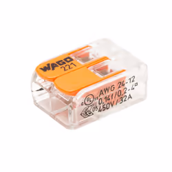 Description générale Les bornes de connexion automatique de la série S221 Wago sont conçues pour les fils souples et rigides. ...