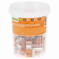 Pot de 50 bornes de connexion automatique S221 23 et 5 entrées