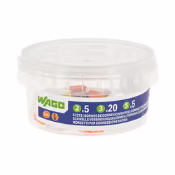 Pot de 30 bornes de connexion automatique S2273 23 et 5 entrées