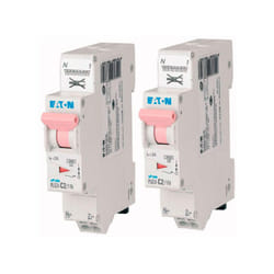 Eaton - Lot de 2 disjoncteurs auto 2A plg, Ph+N (en 60898) courbe c