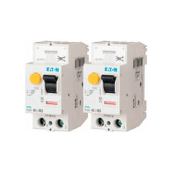 Eaton - Lot de 2 interrupteurs différentiels auto 40A type a 30mA, pfgm, borne à ressort