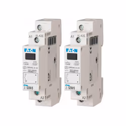 Description produit Lot de 2 télérupteurs modulaires 16A avec un contact à fermeture. Largeur 1 module. S'adapte dans les tab ...