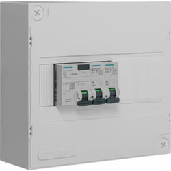 Siemens - Tableautin pré-équipé 1 inter. diff. 40A type ac + 2 disjoncteurs