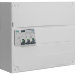 Siemens - Tableau pré-équipé 1 inter. diff. 40A type ac + 2 disjoncteurs