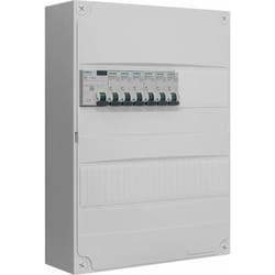 Siemens - Tableau 2 rangées pré-équipé 1 inter. diff. 40A type ac + 6 disjoncteurs