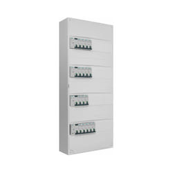 Siemens - Tableau 4 rangées pré-équipé 1 inter. diff. 63A type ac + 1 inter diff 63A type a + 2 inter. diff. 40A type ac + 16 disjoncteurs