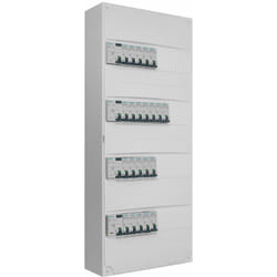 Siemens - Tableau 4 rangées pré-équipé 4 inter. diff. 63A + 22 disjoncteurs