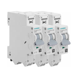 Siemens - Lot de 3 disjoncteurs Auto p+n 10A