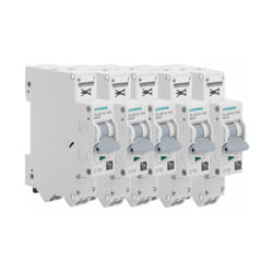 Siemens - Lot de 5 disjoncteurs Auto p+n 10A