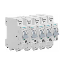 Siemens - Lot de 5 disjoncteurs Auto p+n 20A