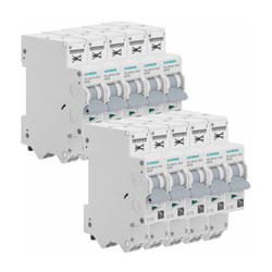 Siemens - Lot de 10 disjoncteurs Auto p+n 10A