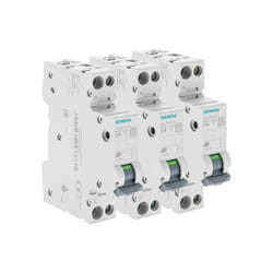 Siemens - lot 3 disjoncteurs modulaire 230V, 4,5kA, 1+N poles, courbe c, 10A
