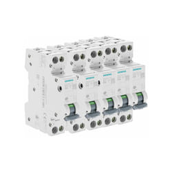 Siemens - Lot de 5 Disjoncteurs électriques phase + neutre 16A