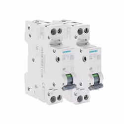 Lot de 2 Disjoncteurs électriques phase + neutre 10A