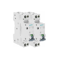 Lot de 2 Disjoncteurs électriques phase + neutre 20A Siemens