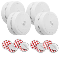 Lot de 5 détecteurs de fumée NF + supports magnétiques Autonomie/Garantie 10ans