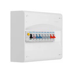 Eaton - Tableau 1 rangée pré-équipé 1 inter. diff. 40A type ac + 8 disjoncteurs