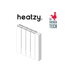 Heatzy - Radiateur électrique connecté Wi-Fi cœur de chauffe en céramique glow 2000w