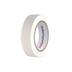 Hellermanntyton - Lot de 10 rubans isolant de 10m et de largeur 15mm Blanc